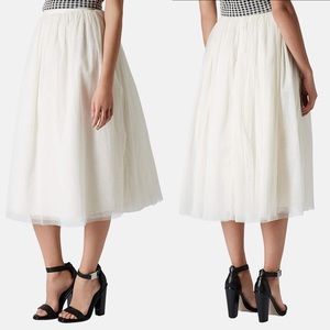 TOPSHOP Ballerina Tulle Midi Skirt NWOT